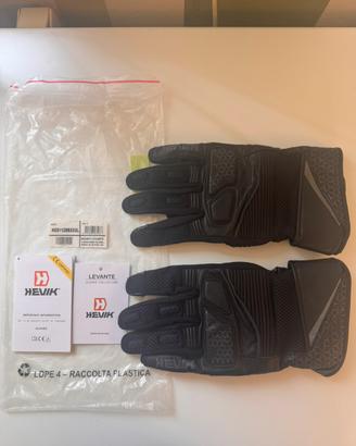 Guanti moto Hevik Levante XXXL 3XL neri nuovi