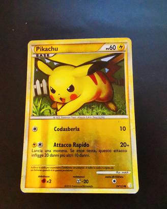 POKEMON TGC Pikachu 78/123 Reverse Holo - LP