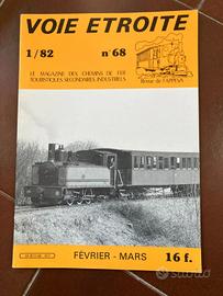 rivista treni voie étroite 68 SNCF decauville