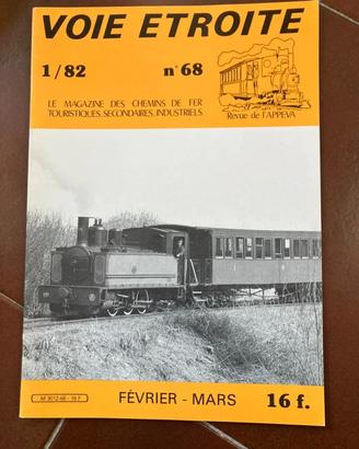 rivista treni voie étroite 68 SNCF decauville