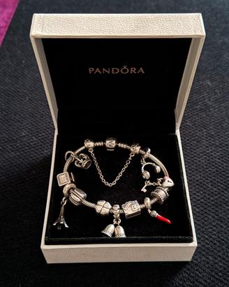 Bracciale con charms in argento 925 Pandora