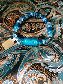 Bracciale - Vetro di Murano e Cristalli