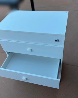 Cassettiera / Fasciatoio CAM BIANCO