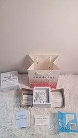 Swatch Omega Earthphase Moonshine Gold Bianco