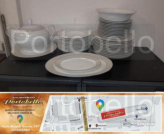 Codice: 271389 SERVIZIO PIATTI BOUQUET FINE PORCE