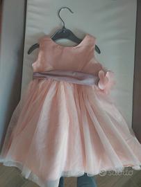 abito cerimonia bimba 9-12 mesi