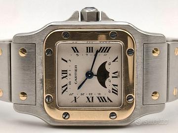 Cartier Santos Galbée fasi luna con box