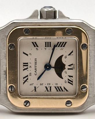 Cartier Santos Galbée fasi luna con box