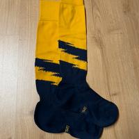 Calzettoni calcio gialli/blu 35/38