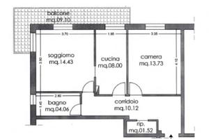 Grazioso trilocale in corso regina margherita