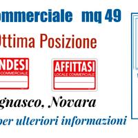 500/25 SPAZIO COMMERCIALE di mq 49 a Grignasco