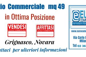 500/25 SPAZIO COMMERCIALE di mq 49 a Grignasco