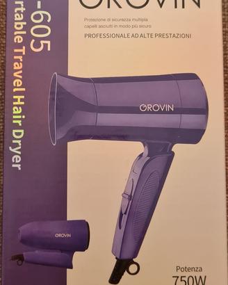 ASCIUGACAPELLI PIEGHEVOLE OROVIN G-605 (NUOVO)