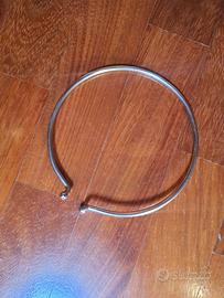 Anello porta chiavi grande in acciaio