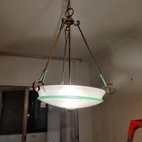 Lampadario e applique in vetro di Murano