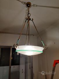 Lampadario e applique in vetro di Murano