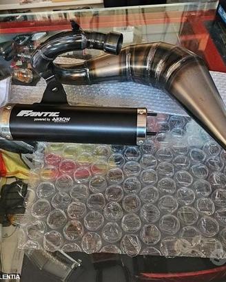 Kit scarico marmitta arrow fantic xm xe 50 100 kmh