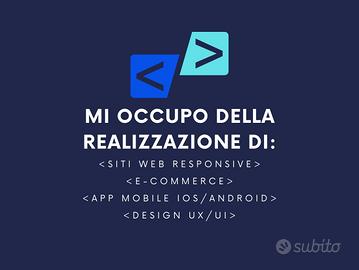 Programmatore Applicazioni Mobile e Siti Web