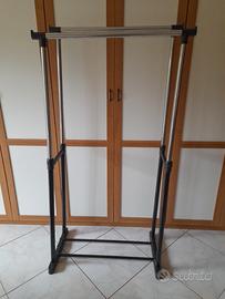 Appendiabiti con Doppia Asta (H160cm x L80cm)