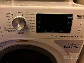 Lavasciuga Whirlpool FreshCare+ Vapore 10+7 kg