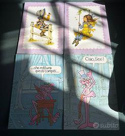 Quadernoni Miss Petticot e Pantera rosa lotto