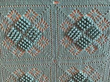 Coperta artigianale lettino bambino