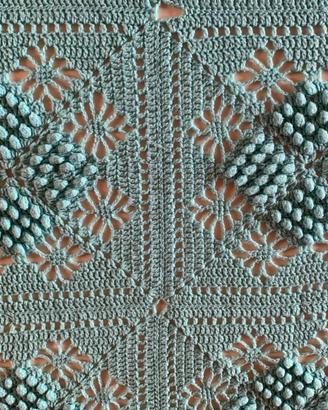 Coperta artigianale lettino bambino