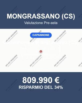 Immobile in asta di 3945 m² a Mongrassano