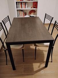 Tavolo nero allungabile ikea Vangsta