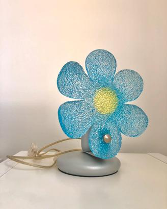 Lampada da tavolo Fiore celeste
