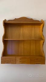 Piattaia in legno color rovere - Ottime condizion
