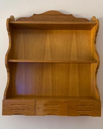 Piattaia in legno color rovere - Ottime condizion