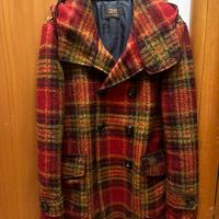 Cappotto da uomo misto lana multicolore tg.M