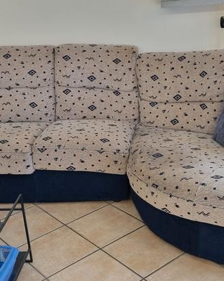 Divano letto 3 posti + penisola 