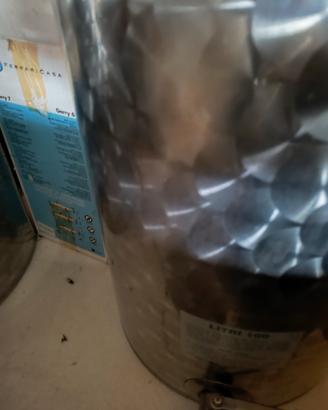 serbatoio inox per vino