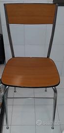 SEDIA Vintage_ acciaio e formica