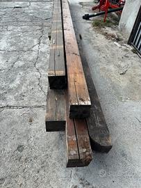 Travi di massello lunghe 6mt