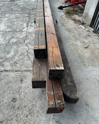 Travi di massello lunghe 6mt