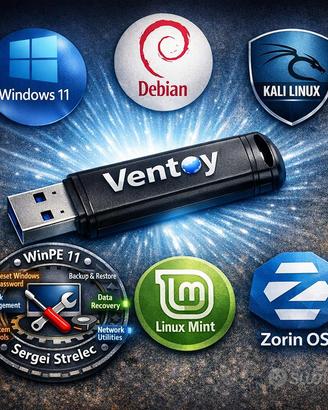USB Stick multiboot Windows/Linux/Password Reset