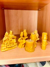 Set Candele in cera d’ape