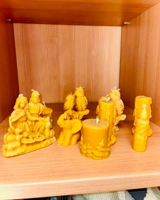 Set Candele in cera d’ape