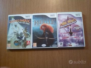 Lotto 3 Giochi Completi Nintendo Wii