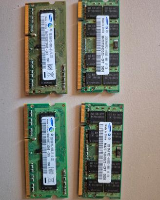 Ram (2x) 2Rx8 pc2 (1x), 2GB 1Rx8, (1x) 1GB 1Rx8