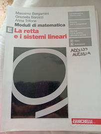Libro la retta e i sistemi linerai E