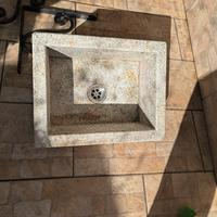 Lavandino Esterno Pilozzo Graniglia +staffe