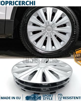 Copricerchi per FIAT da 16 Coppette Silver