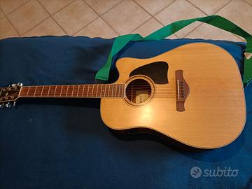 Chitarra acustica-elettrificata Ibanez AW417CE-OPS