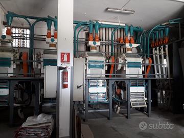 Impianto di macinatura per grano e altro