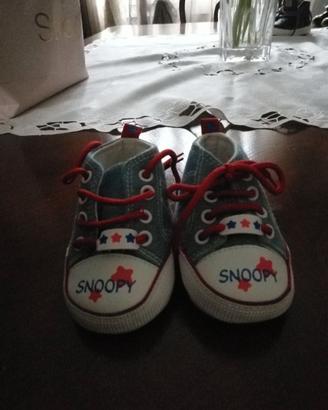 Scarpette neonato snoopy