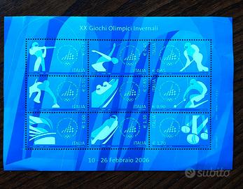 FRANCOBOLLI XX giochi olimpici TORINO 2006